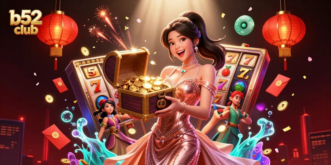 Win big at b52 club in a vibrant online casino scene filled with treasures and dynamic gaming elements.