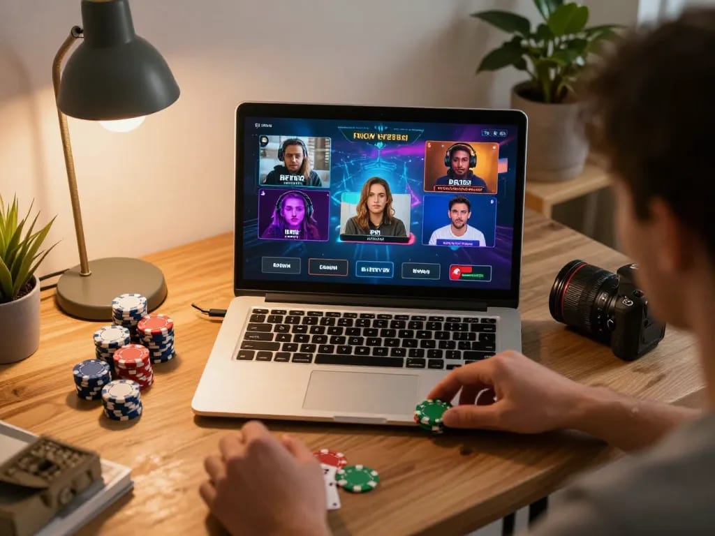 Topzo exemplifies thrilling online poker gameplay with vibrant action and digital camaraderie.