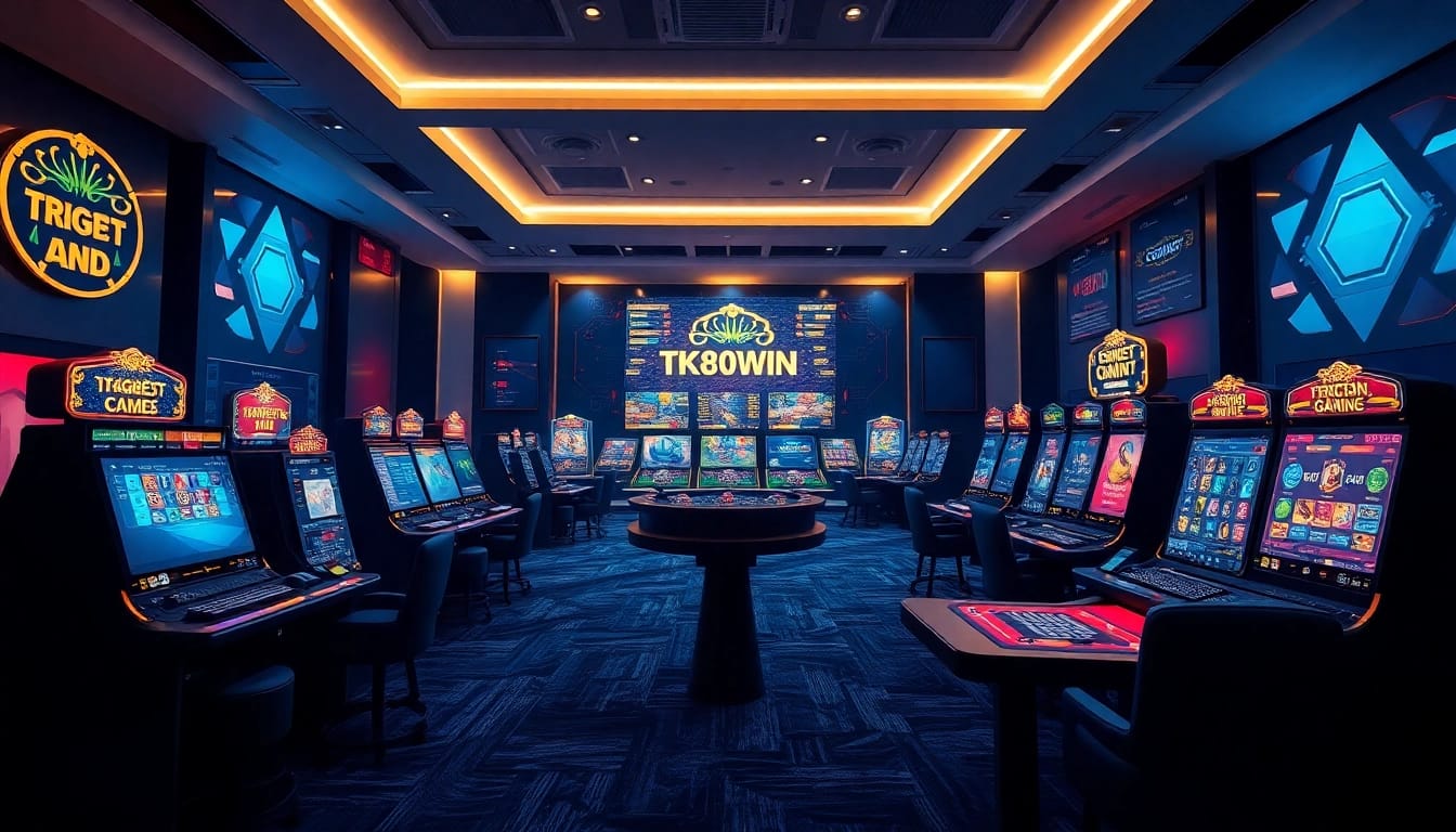 Experience the excitement of online gambling at tk88win.live, showcasing vibrant casino games and betting options.