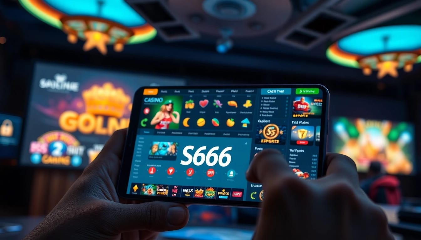 S666.nyc online betting platform interface with diverse gaming options and a modern, secure layout.