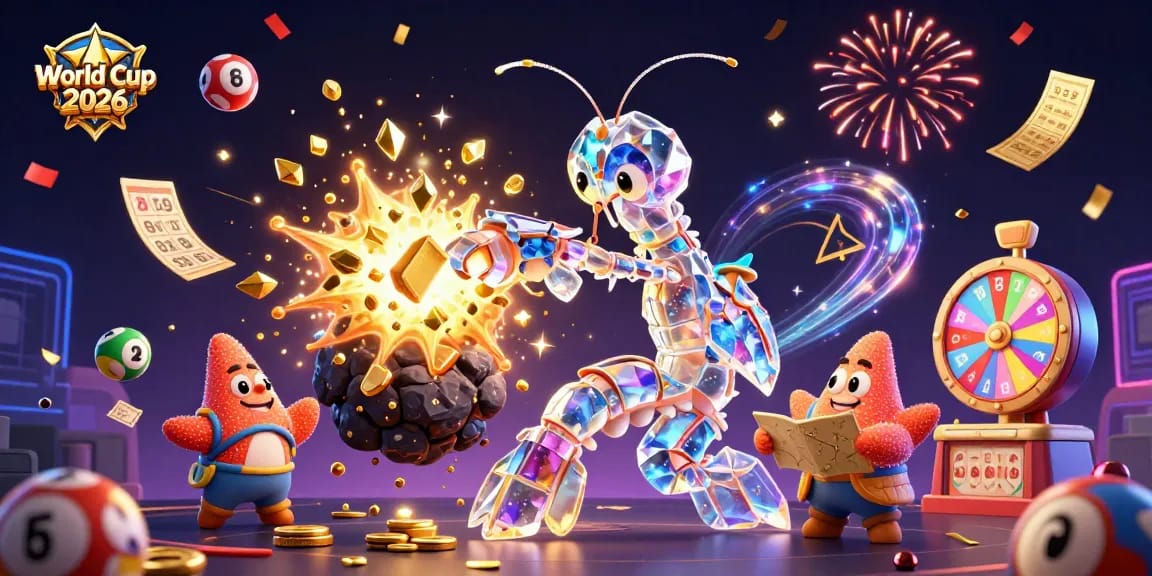 Experience the excitement of gambling at World Cup 2026 with vibrant illustrations of action and celebration.