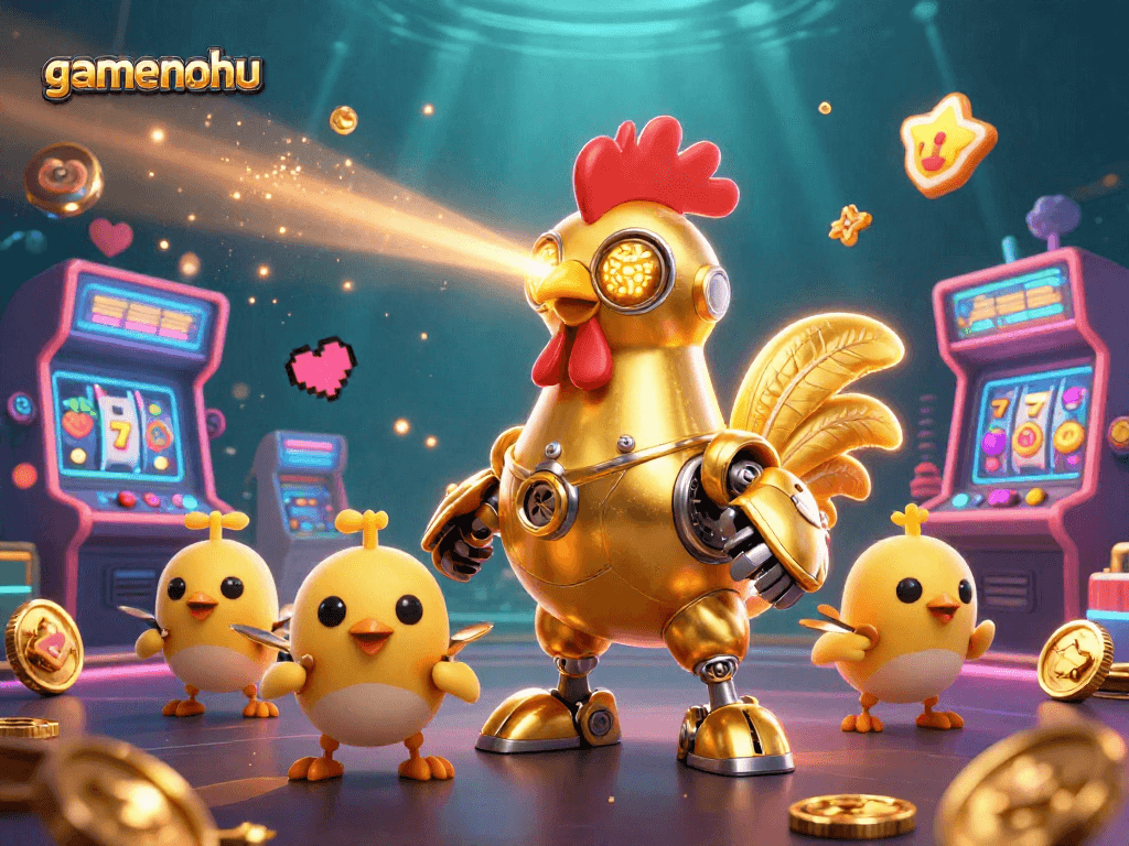 Experience gamenohu's thrilling gameplay with vibrant casino characters and games.