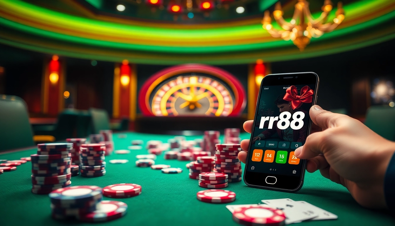 Engage with the rr88 link for an exclusive casino experience featuring vibrant tables and online gaming.