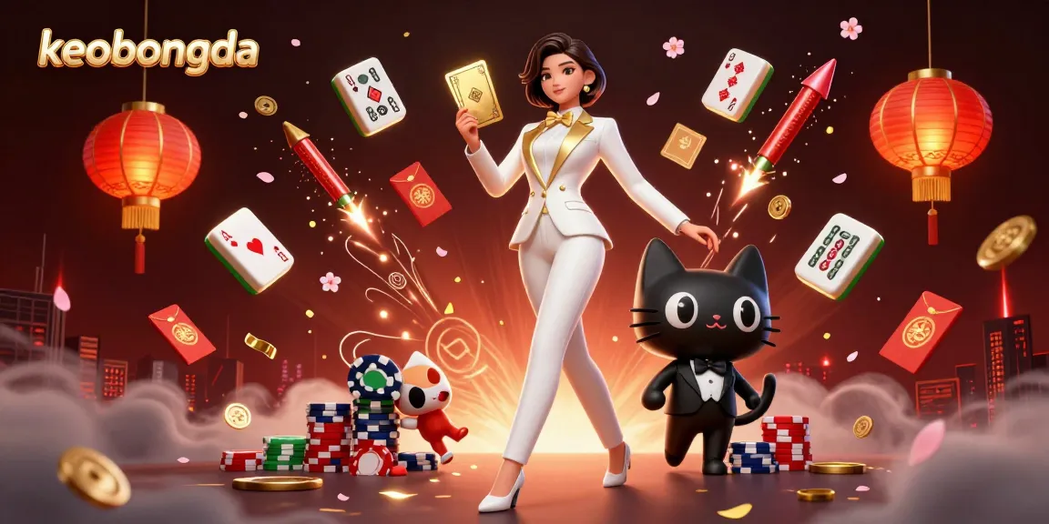 Experience thrilling betting moments at keobongda with a glamorous dealer and card actions in an energizing atmosphere.
