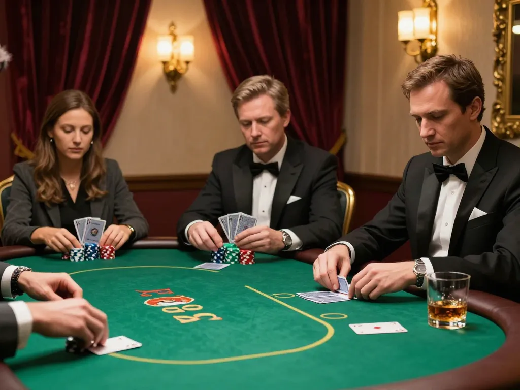 Experience the thrill of high-stakes poker with 789WIN in a luxurious setting.