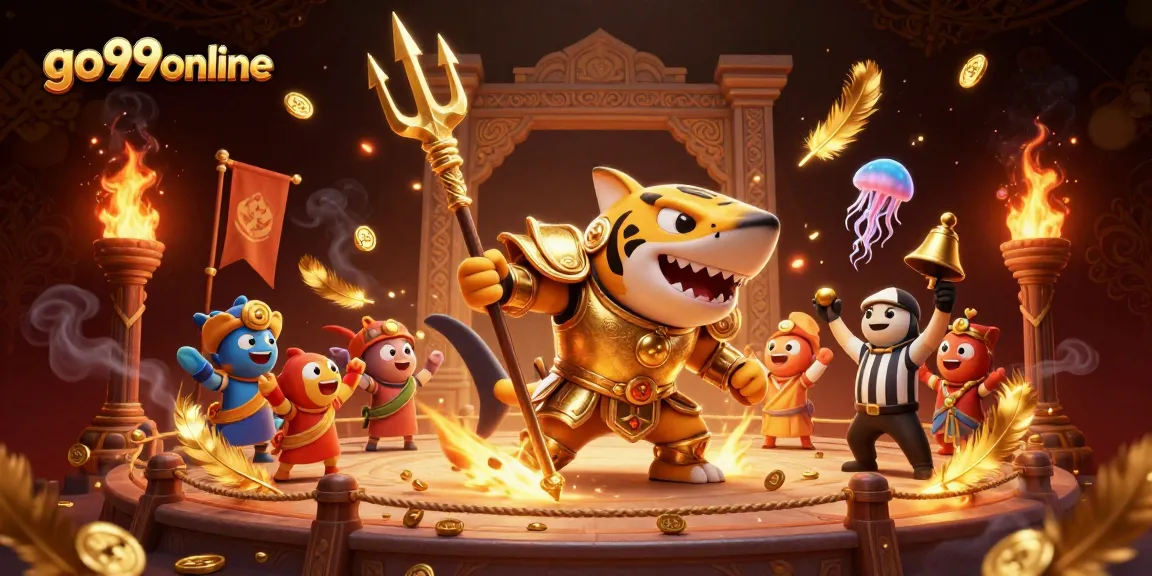 Win big with go99online's exciting games in a vibrant underwater colosseum setting.