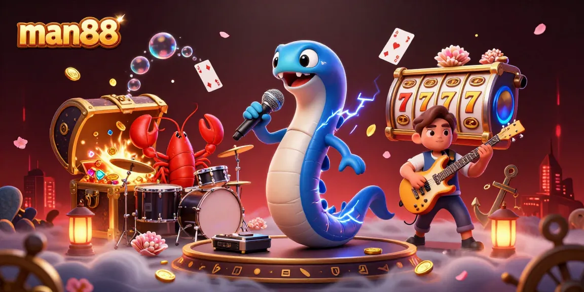 Experience man88's thrilling underwater casino adventure with games and captivating characters.