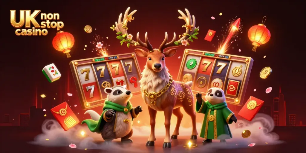 Experience vibrant gameplay with the UK non gamstop casino featuring dynamic characters and game elements.