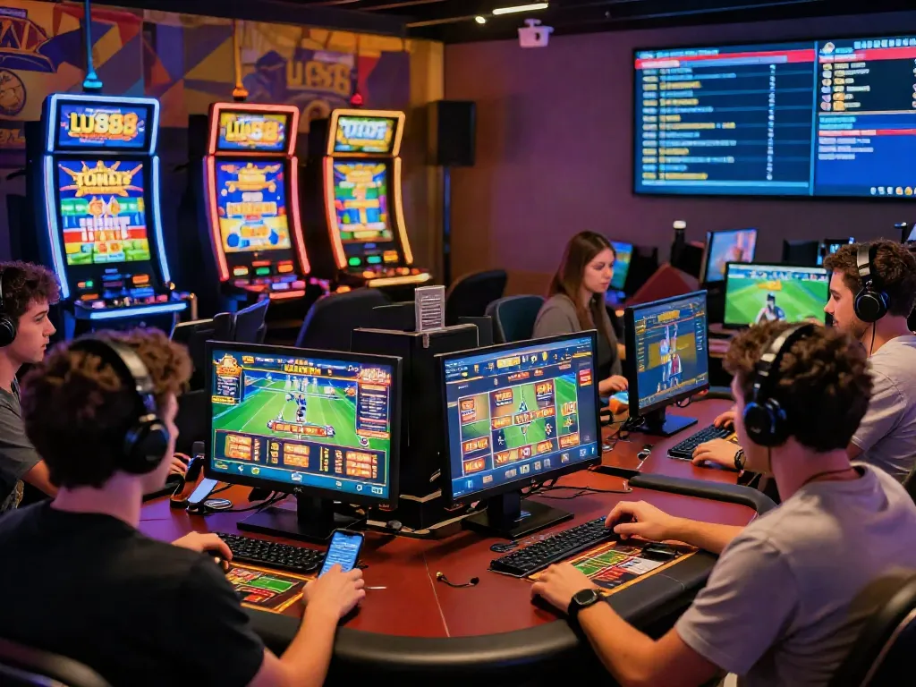 Experience interactive gaming at https://lu88.vote/ with diverse players enjoying various casino games in an exciting atmosphere.