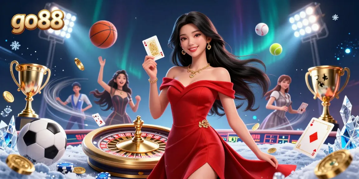 Experience the excitement of go88 with a vibrant casino scene featuring dynamic elements and stunning visuals.