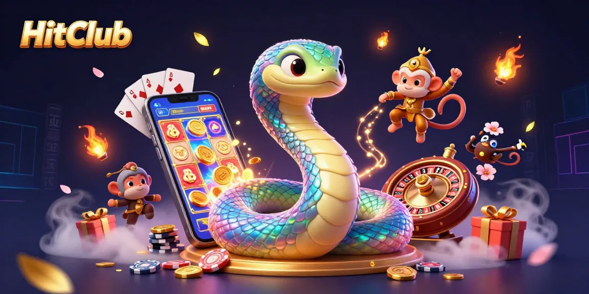 Experience the thrill of HitClub with vibrant gaming elements and dynamic characters, enhancing your gaming adventures.